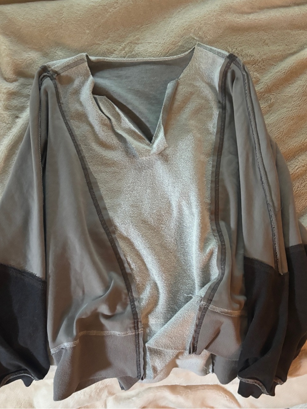 Boho Women's PatchWork Sweatshirt medium weight